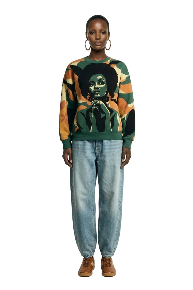 [PRE-ORDER]  The Golden Aura Knit Sweater Hover Image