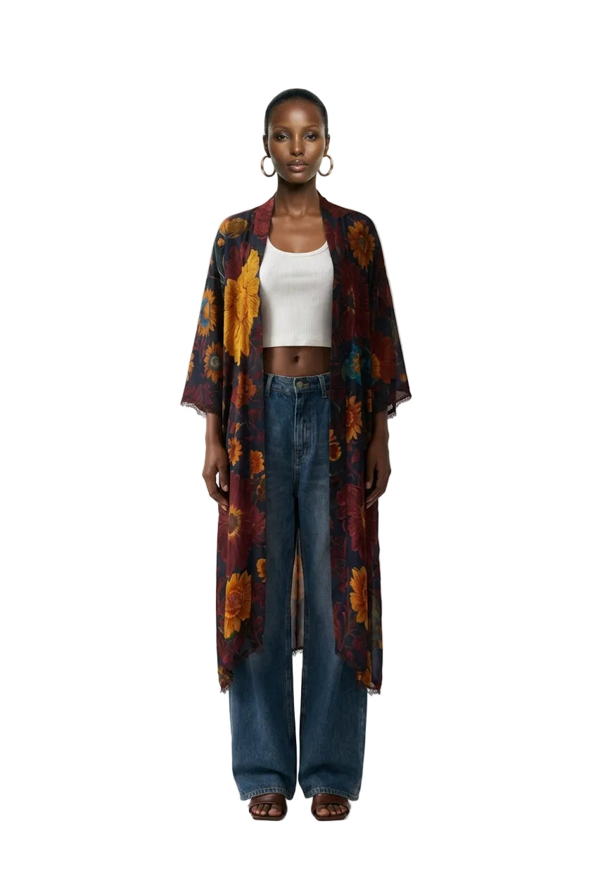 [PRE-ORDER] Midnight Bloom Kimono
