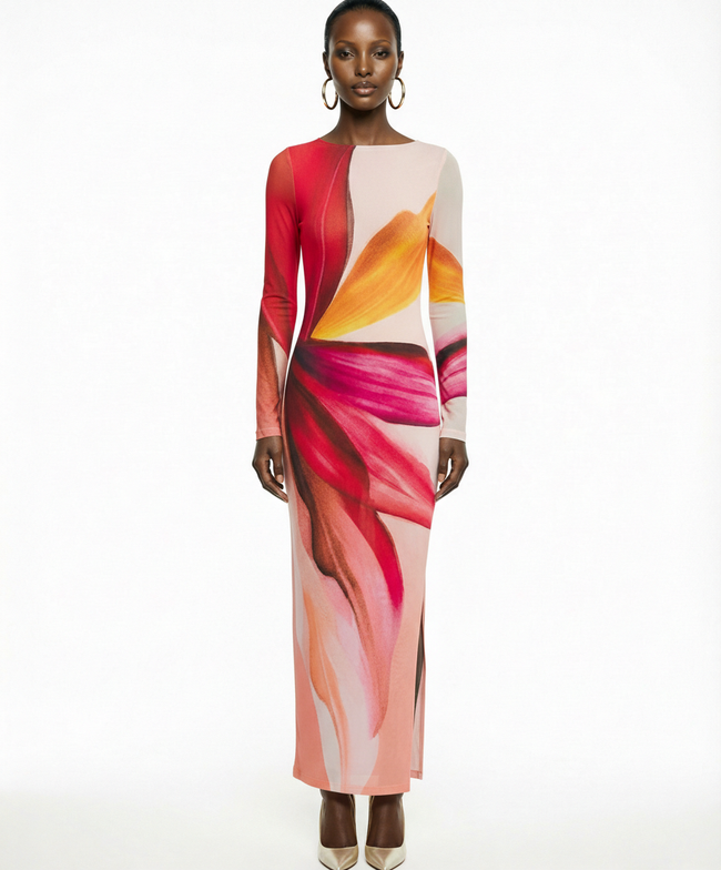x REVOLVE Phyll Spring Lotus Dress Hover Image