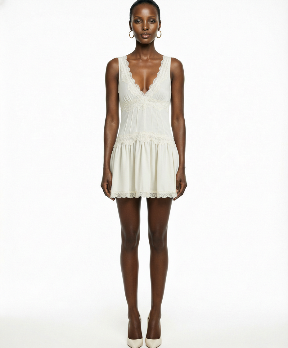 In This Groove Mini Slip Dress
