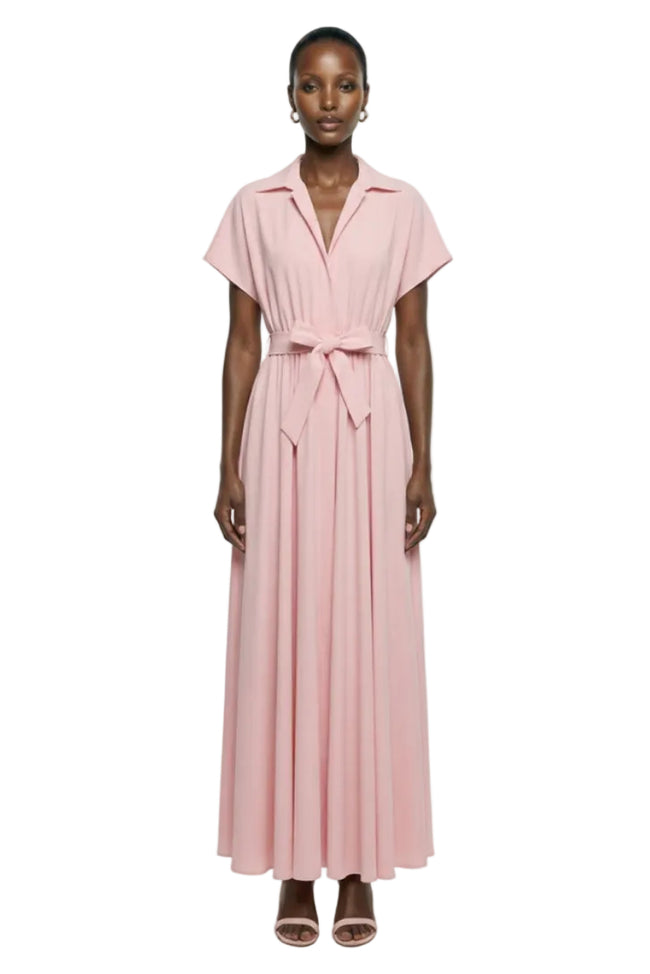 SUPER OS SLEEVELESS BF NK SHIRT FLARED GOWN Hover Image