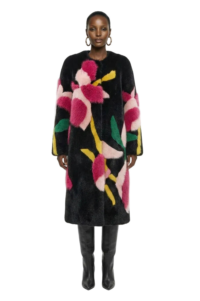 [PRE-ORDER]  The Eden Bloom Faux Fur Coat