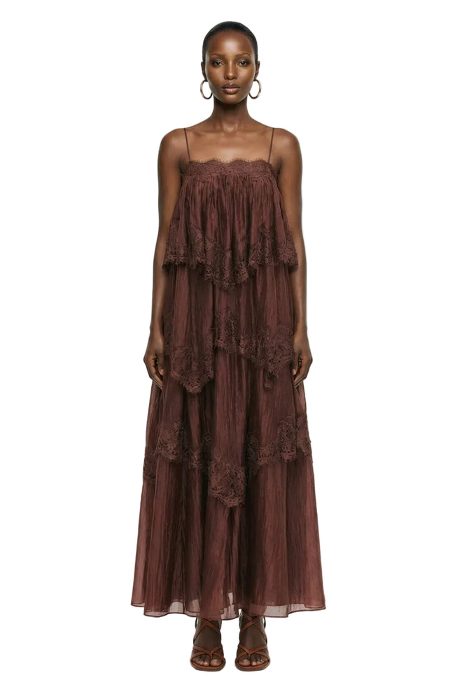Ophelia Lace Gown Hover Image