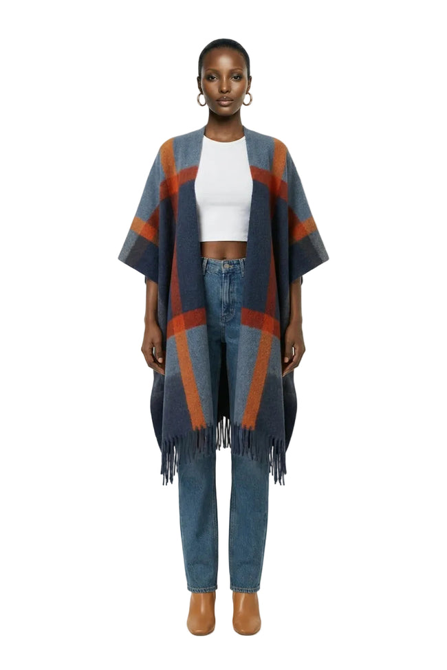 [PRE-ORDER]  Twilight Plaid Kimono Hover Image