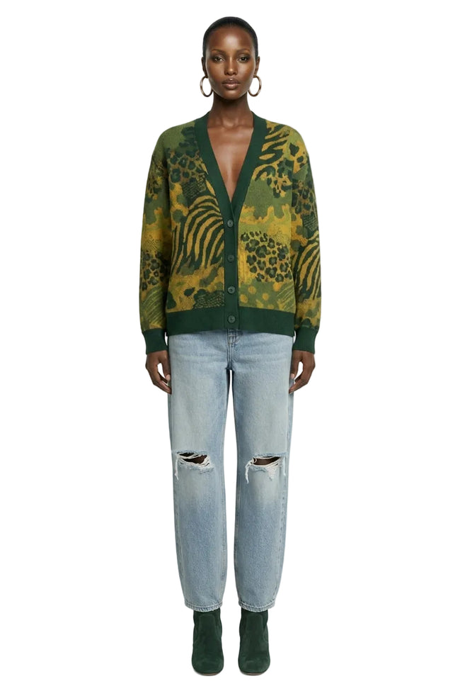 [PRE-ORDER]  The Aura Print Cardigan Hover Image