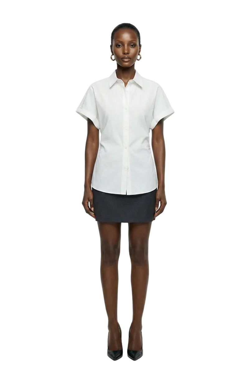 Tapered Waist Short Sleeve Shirts