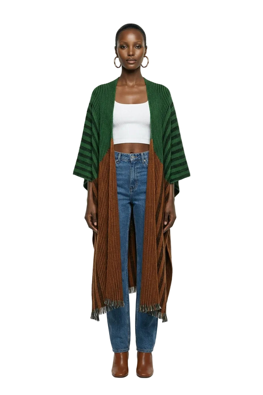 [PRE-ORDER]  Savanna Stripes Kimono