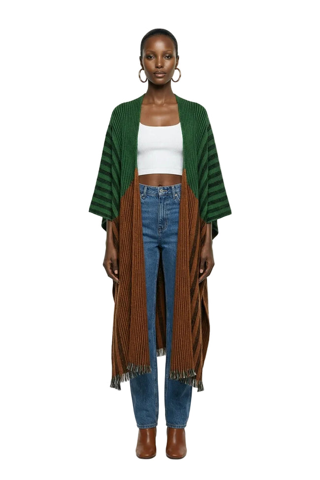 [PRE-ORDER]  Savanna Stripes Kimono Hover Image