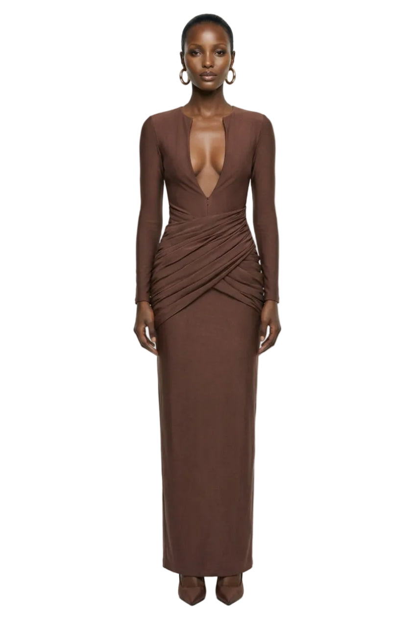MARTINICA DRESS IN MOCCA | LEDIEL