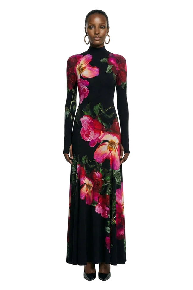 AUGUSTA OPEN BACK MAXI DRESS Hover Image