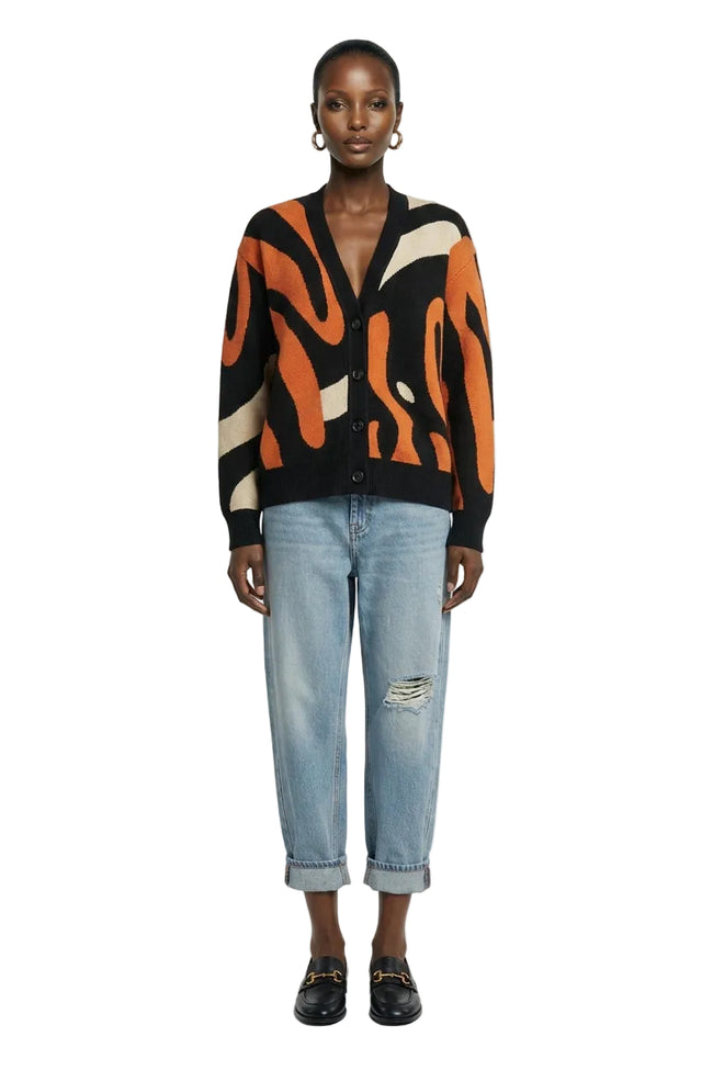 [PRE-ORDER]  The Abstract Heat Cardigan Hover Image