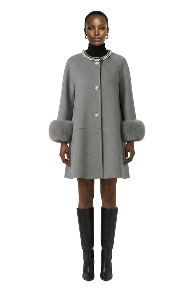 [PRE-ORDER]  The Maison Pearl Coat Hover Image