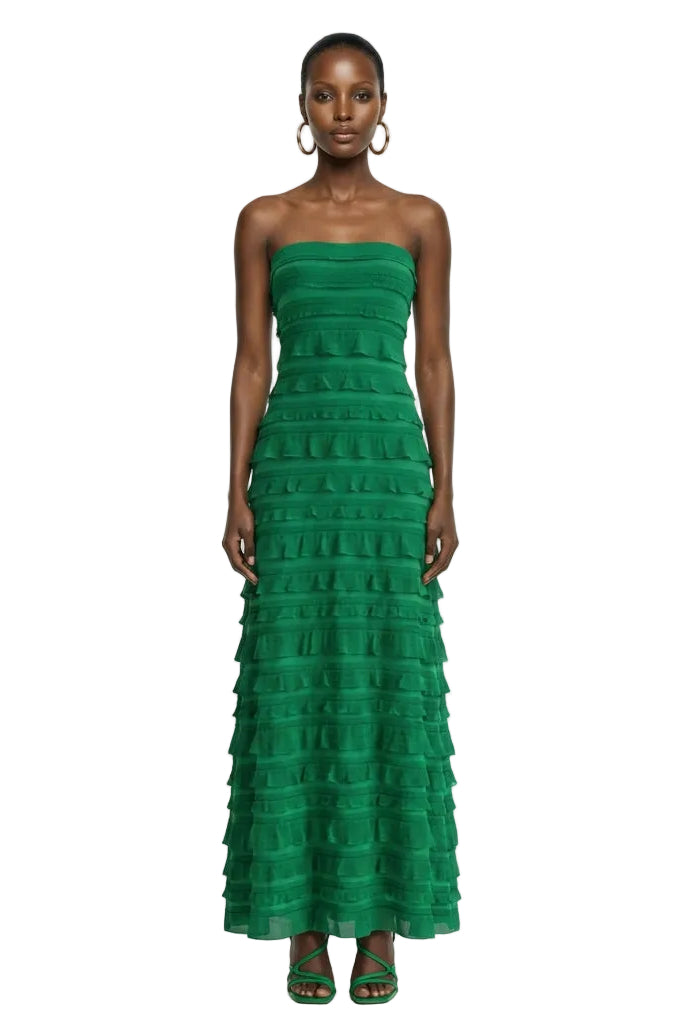 Maddison Dress In Emerald
