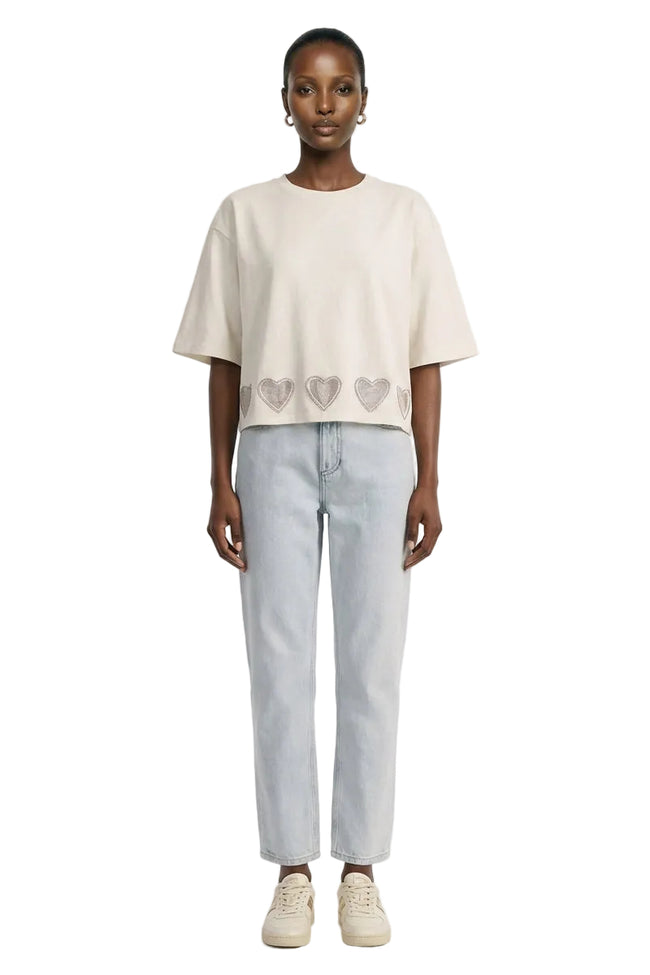 EVAN HEART CUTOUT TEE Hover Image