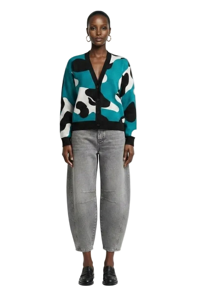 [PRE-ORDER]  The Neo Abstract Cardigan Hover Image