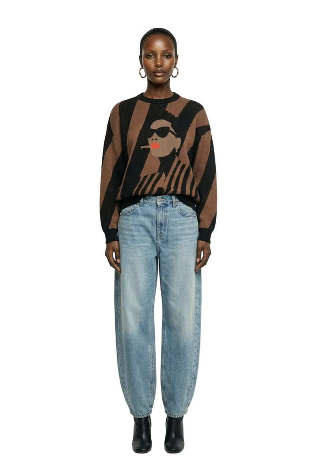 [PRE-ORDER] The Graphic Muse Knit Sweater Hover Image