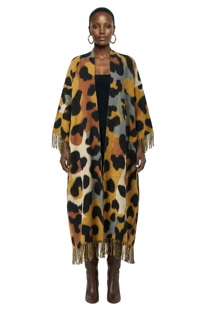 [PRE-ORDER] Contrast Collar Cropped Faux Fur Jacket