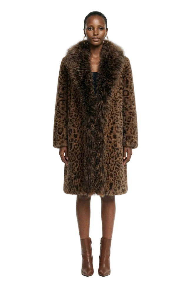 [PRE-ORDER]  The Wild Opulence Faux Fur Coat Hover Image