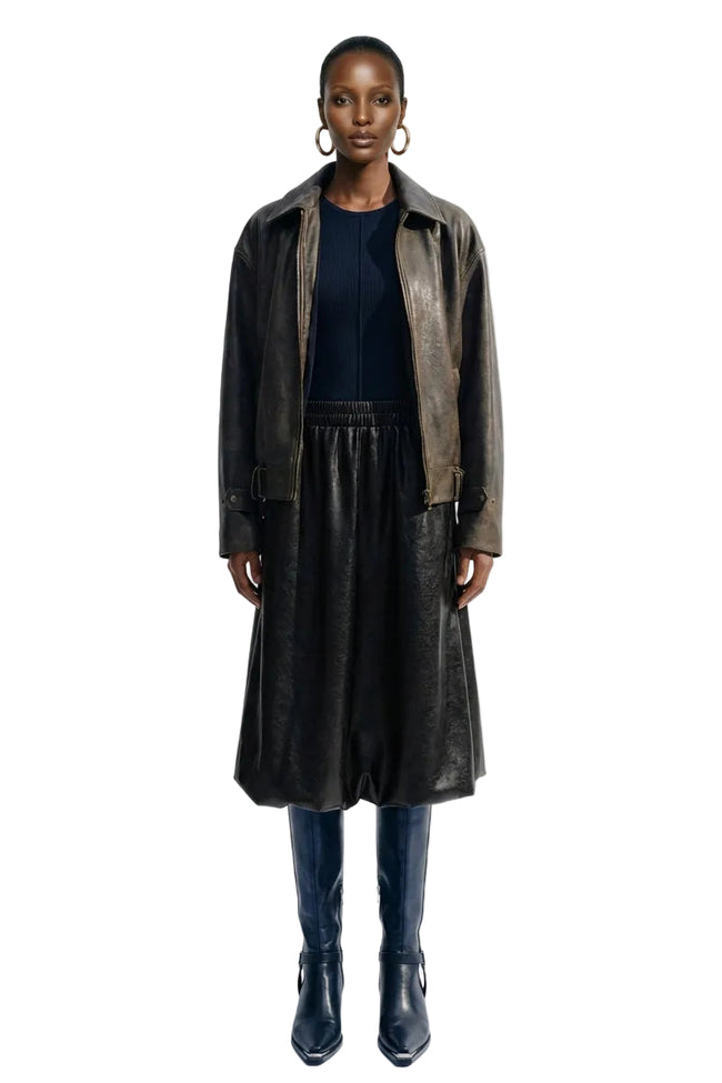 Pull On A-Line Midi Skirts Hover Image