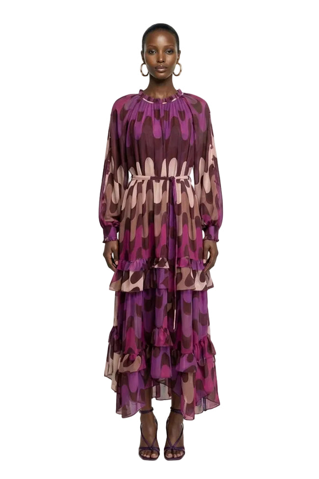 Ornamental Long Dress Hover Image