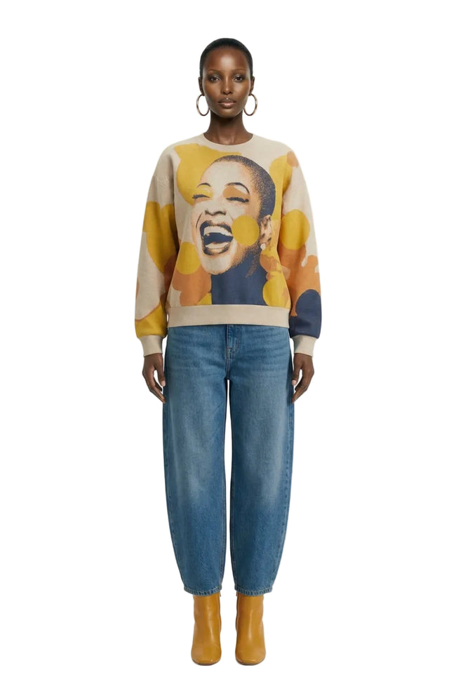 [PRE-ORDER] Golden Joy Knit Sweater Hover Image
