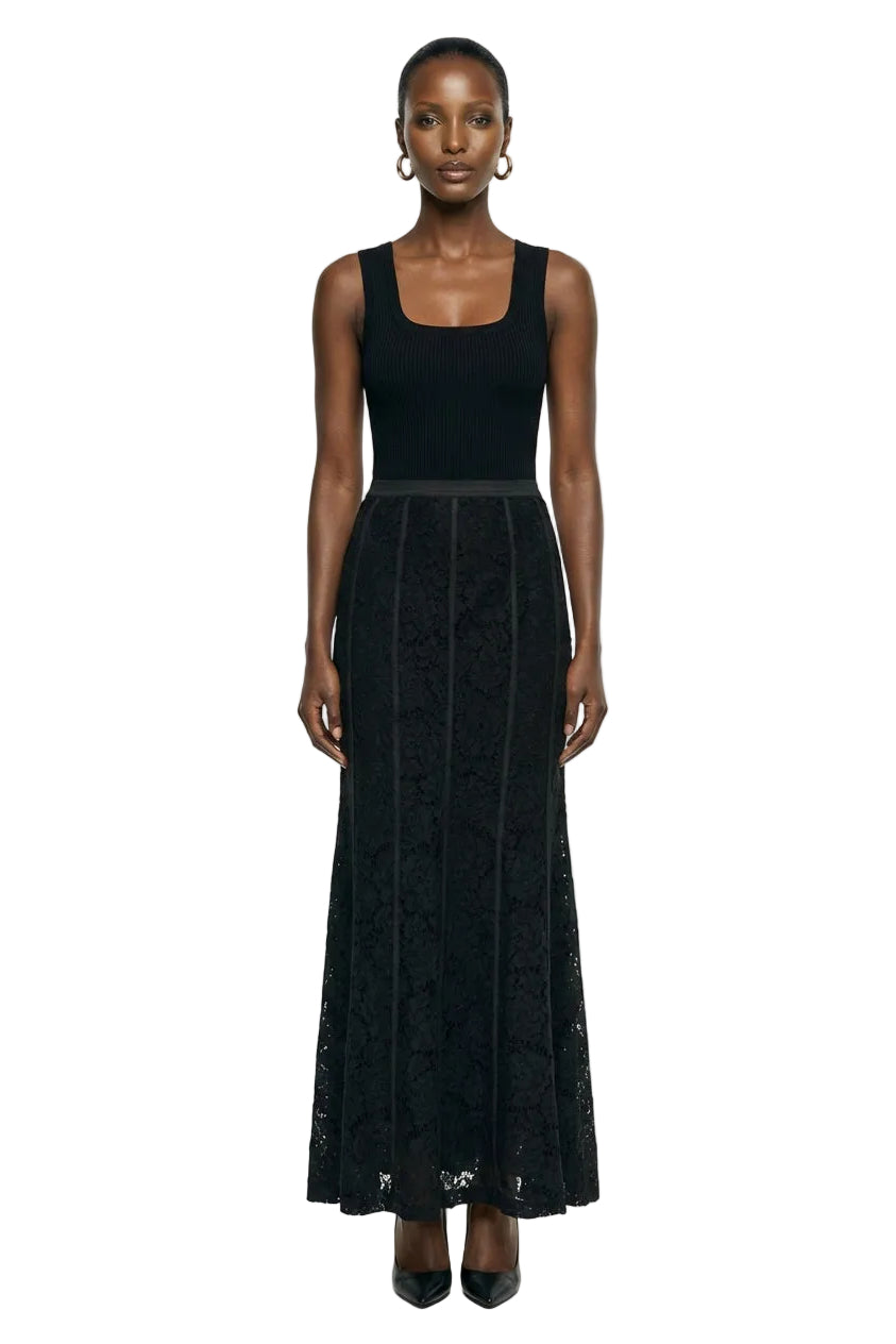 Mystic Lace Midi  Skirt