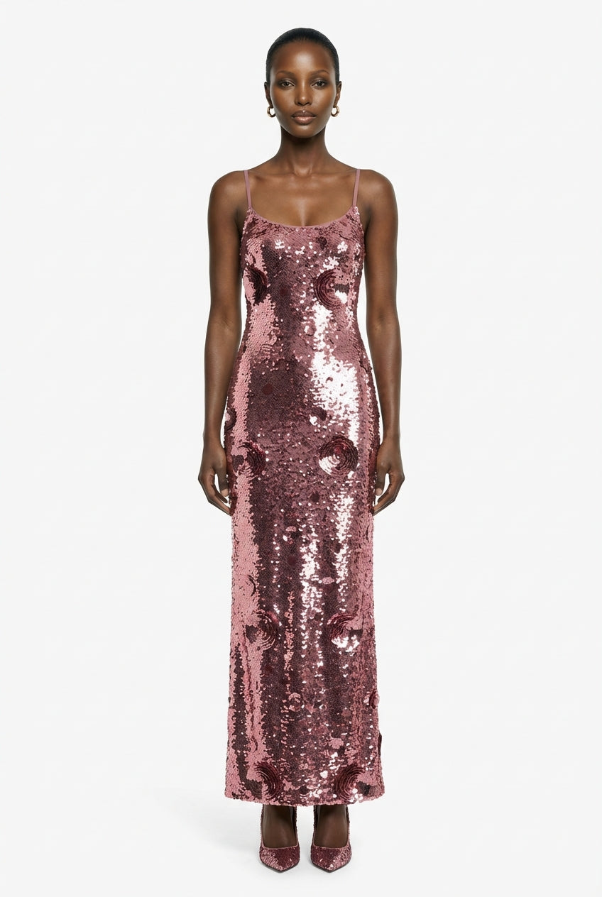 Isis Sequin Maxi Dress