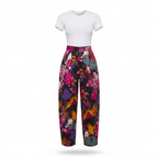 Oga Ankara High-Waisted Pants - Luxurious Flow & Comfort