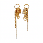 Audacious Mixed Metal Chain Studs