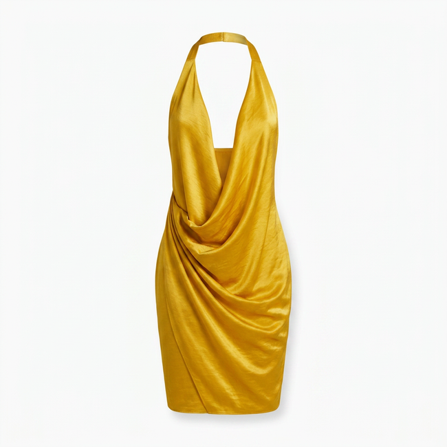 Abiacham Silk-Blend Maxi Dress - Elegant Evening Wear Hover Image