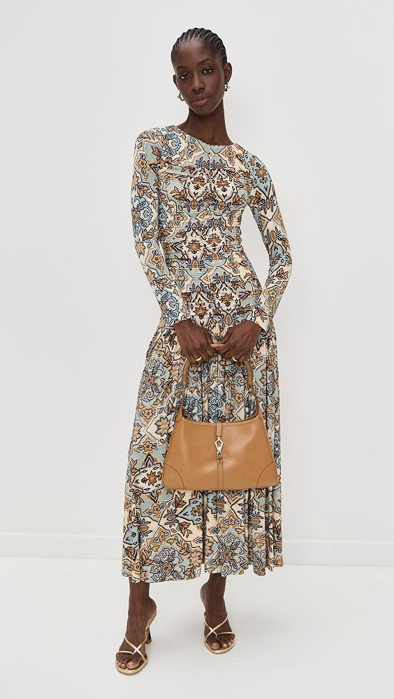 FARM Rio Long Sleeve Maxi Dress