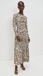 FARM Rio Long Sleeve Maxi Dress