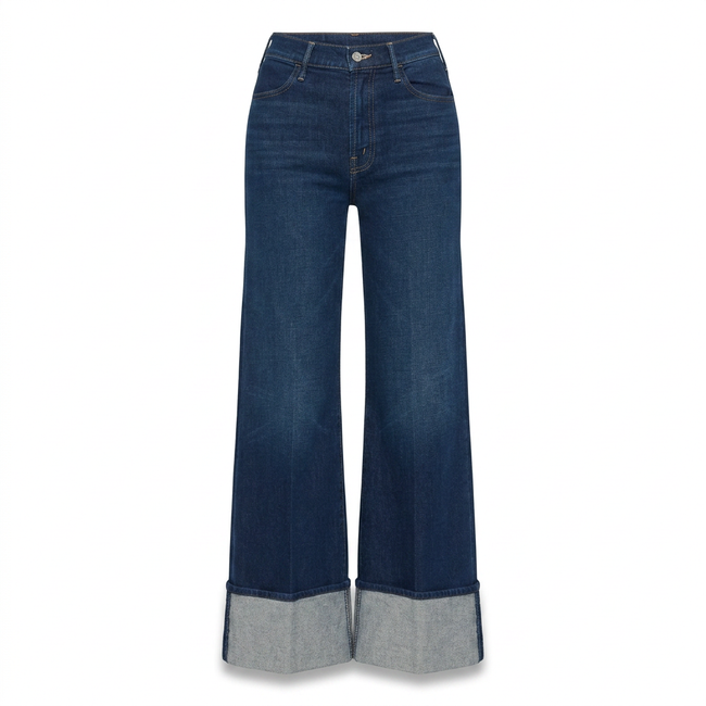 The Petite Hustler Roller Sneak Cuff Jeans Hover Image
