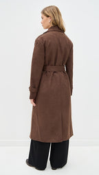 Wallace Faux Suede Coat