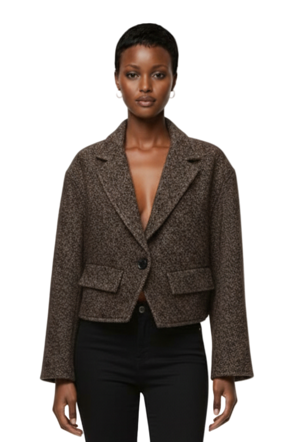 Ria Cropped Back Jacket