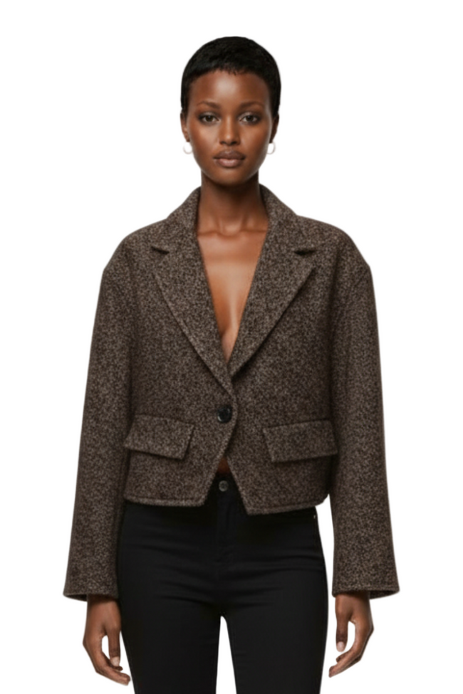 Ria Cropped Back Jacket Hover Image