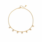 Worthy Gold Zircon Letter Necklace