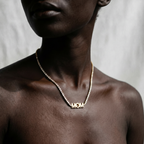 Worthy Gold Zircon Letter Necklace