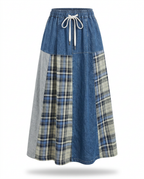 Unique Patchwork Wide Leg Trousers