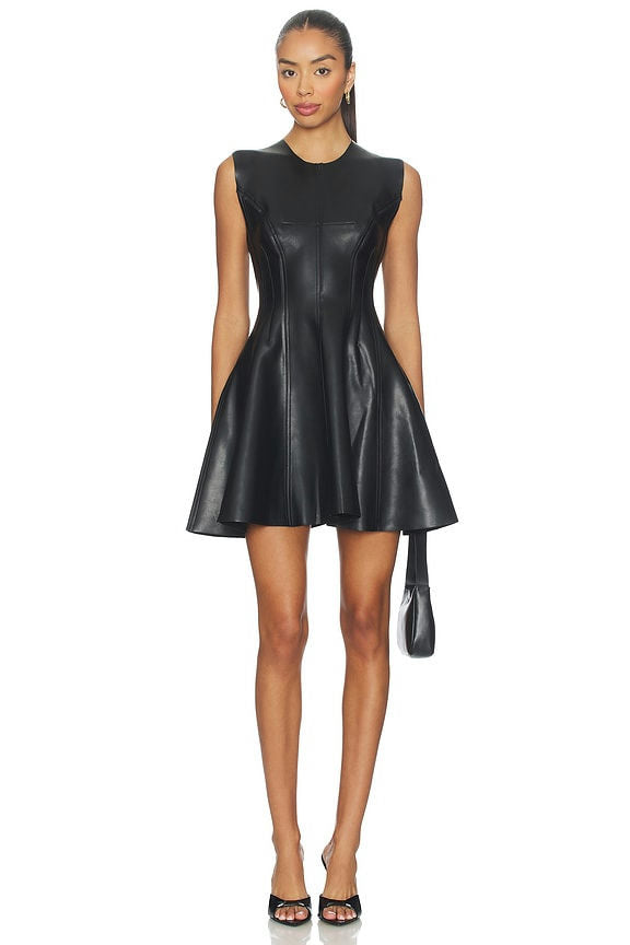 Sleeveless Grace Mini Dress in Black