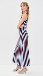 Striped Jacquard Dress