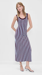 Striped Jacquard Dress