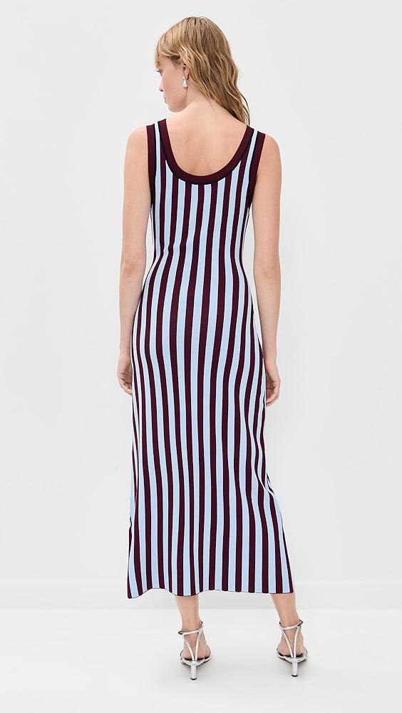 Striped Jacquard Dress
