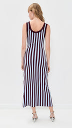 Striped Jacquard Dress