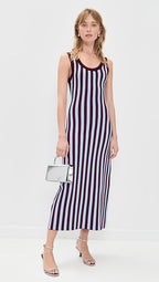Striped Jacquard Dress