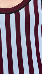 Striped Jacquard Dress