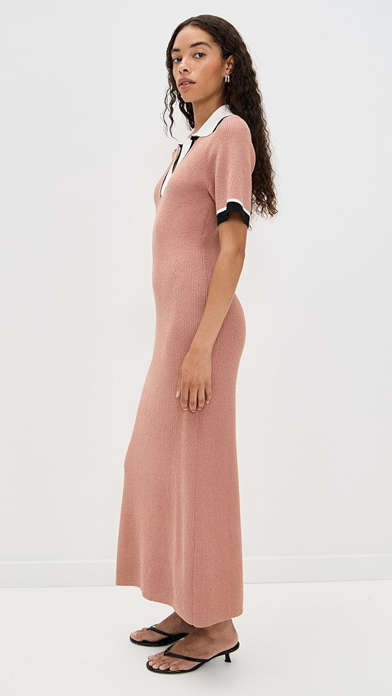 Boucle Polo Dress