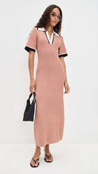 Boucle Polo Dress