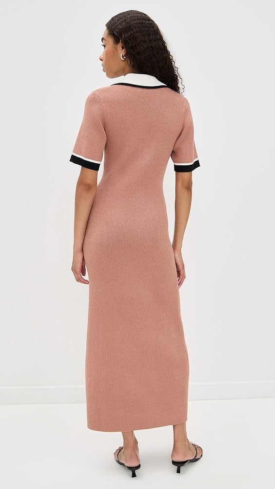 Boucle Polo Dress