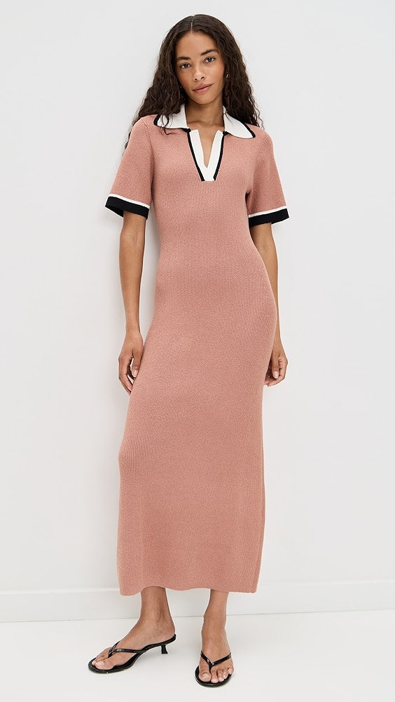 Boucle Polo Dress